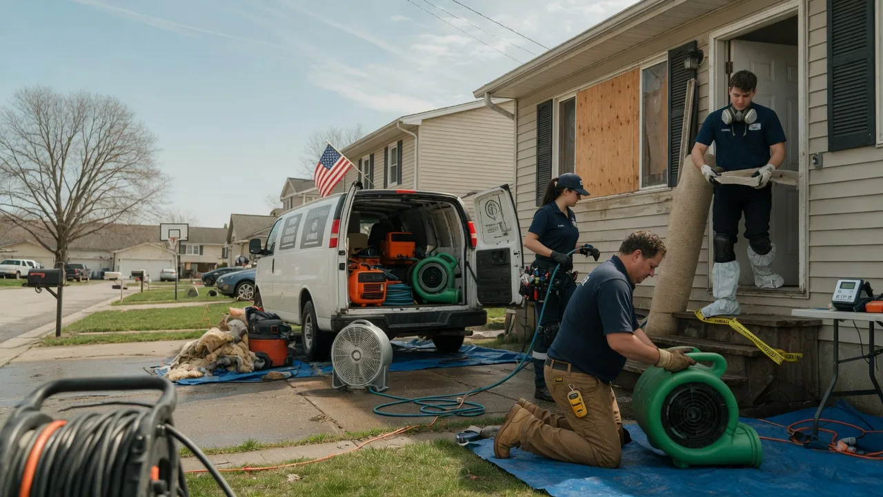 Water Damage Restoration in Kansas, OK near me
